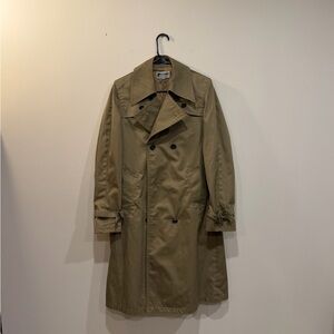 90s pierre cardin tan trench coat